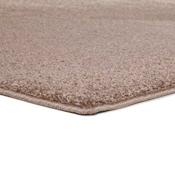 Alfombras 100% Polipropileno HEAT-SET FRISÈ Alfombra lisa marrón 02 80x150